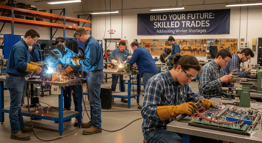 Skilled Trades Training Amid Worker Shortages.
