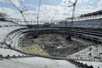 Nissan Stadium Construction Makes Major Strides in Nashville
