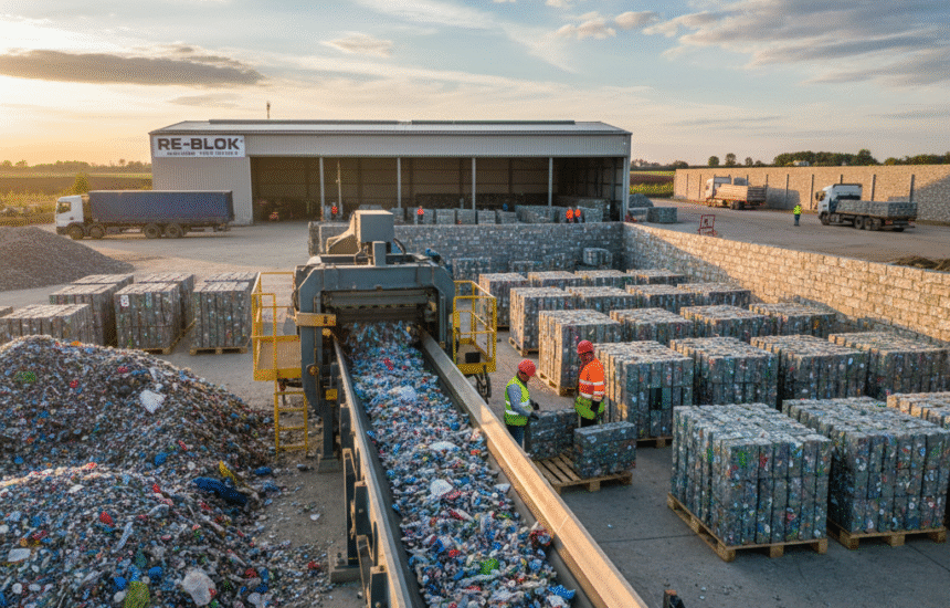 Plastic Waste as Bricks