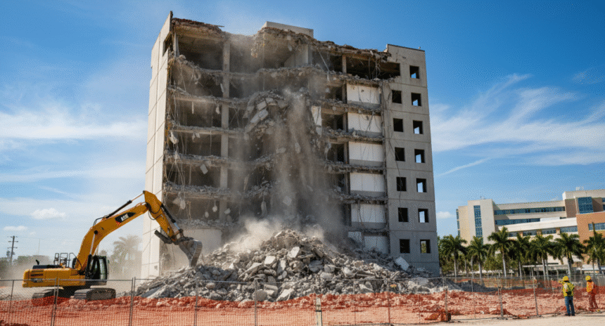 Rockledge Hospital Demolition Begins in 2025