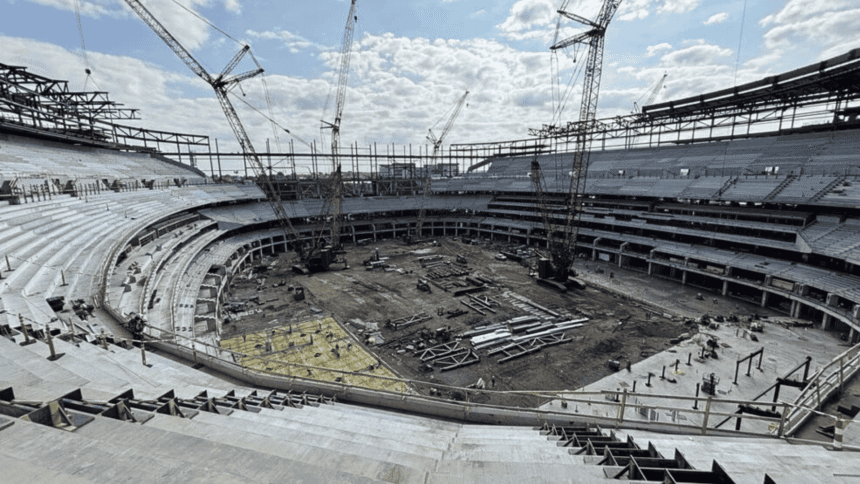 Nissan Stadium Construction Makes Major Strides in Nashville